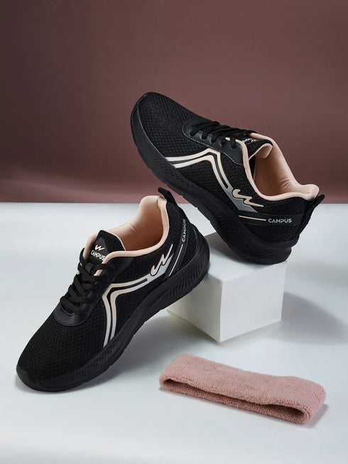 RAYE Black Women's Running Shoes